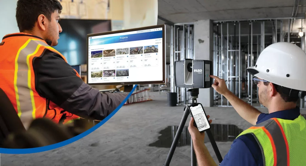 As-built và máy quét laser 3d giúp kết hợp hiệu quả giữa công trường và văn phòng