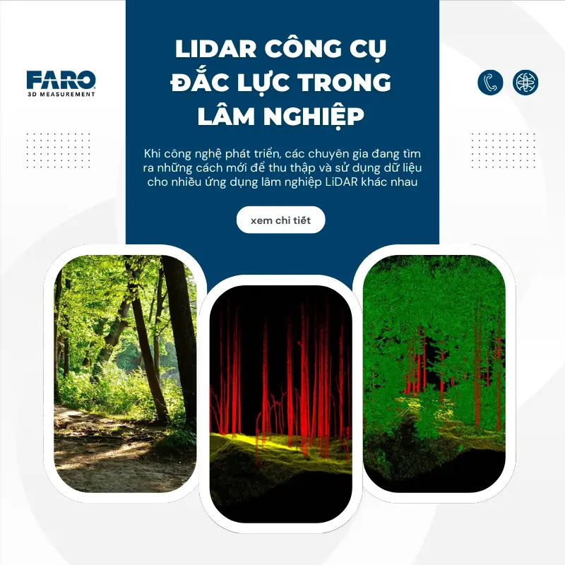 LiDAR - công cụ đắc lực trong ngành lâm nghiệp