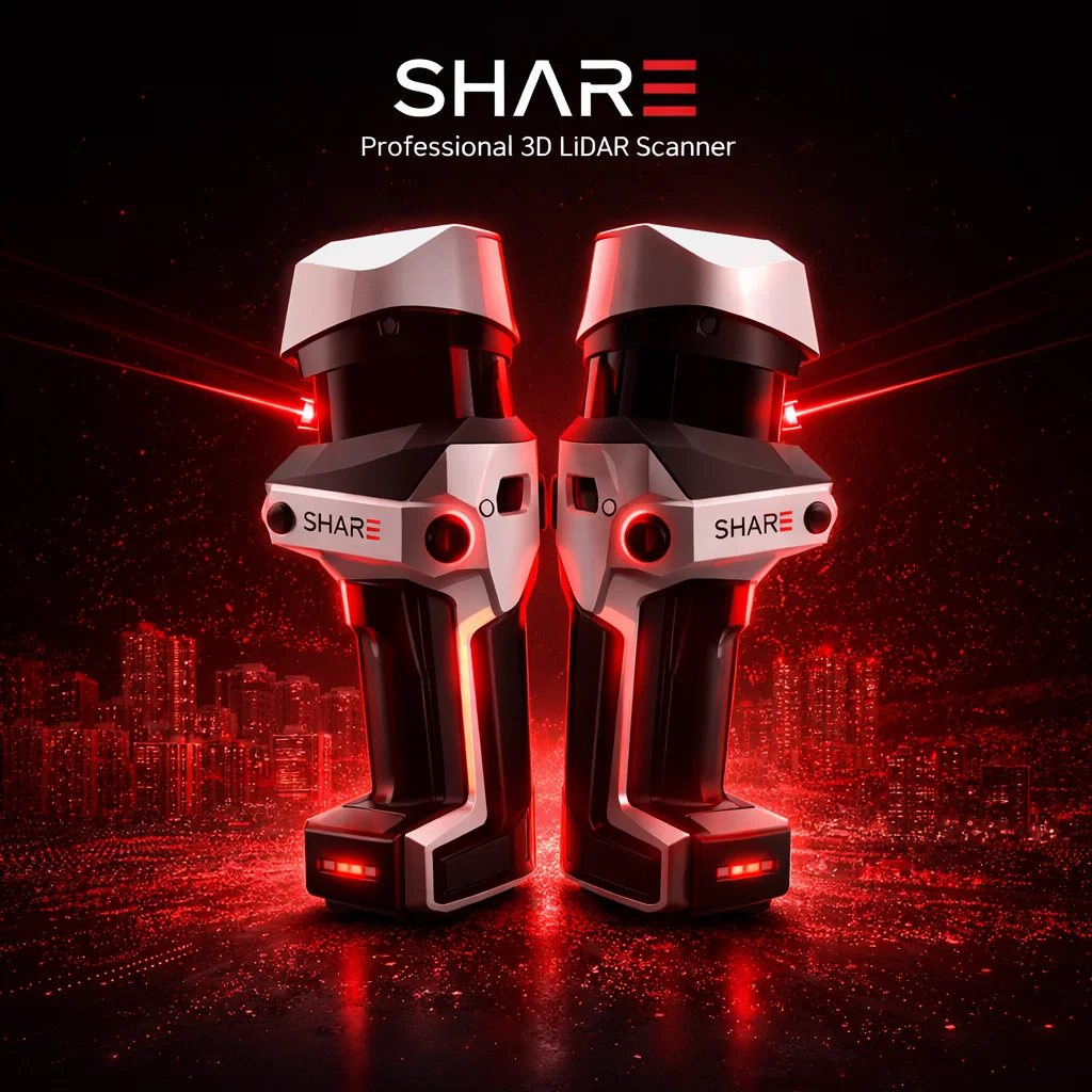 Máy quét LiDAR cầm tay SHARE tại SHARE & FARO Việt Nam